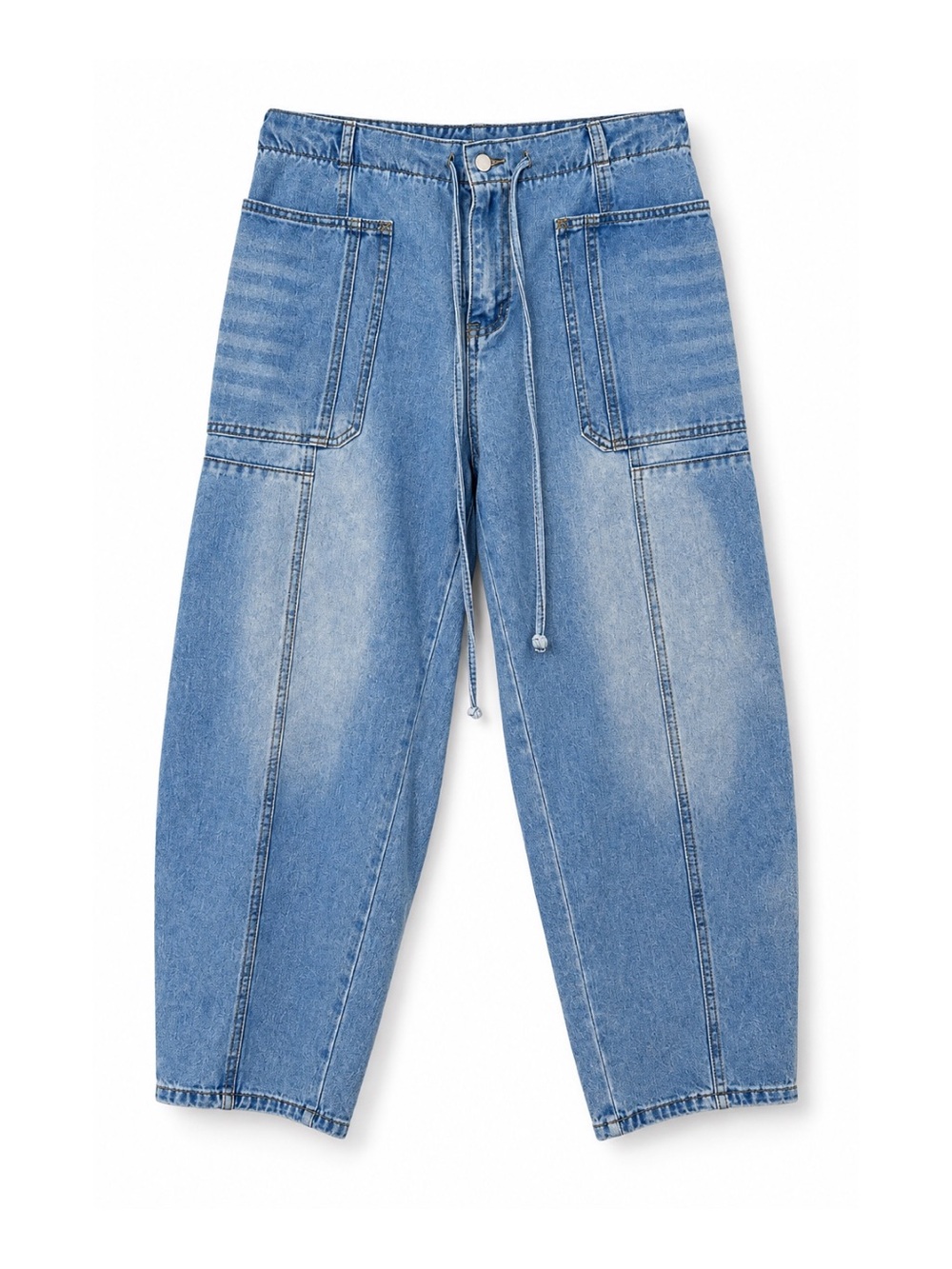 Light Blue Relaxed Fit Denim Jeans